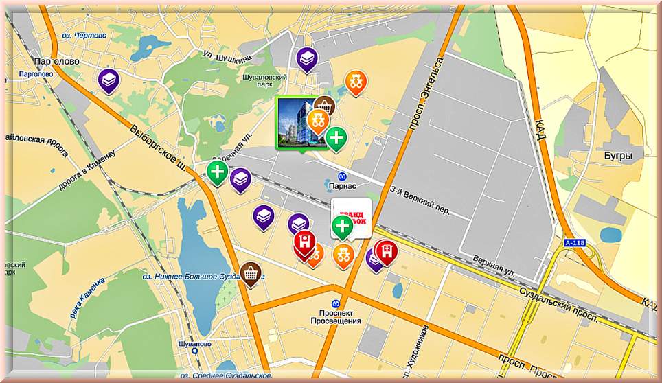 ЖК Моя Стихия Санкт-Петербург метро Парнас  